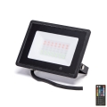 Aigostar - LED RGBW zatemljiv reflektor LED/30W/230V IP65 + daljinski upravljalnik