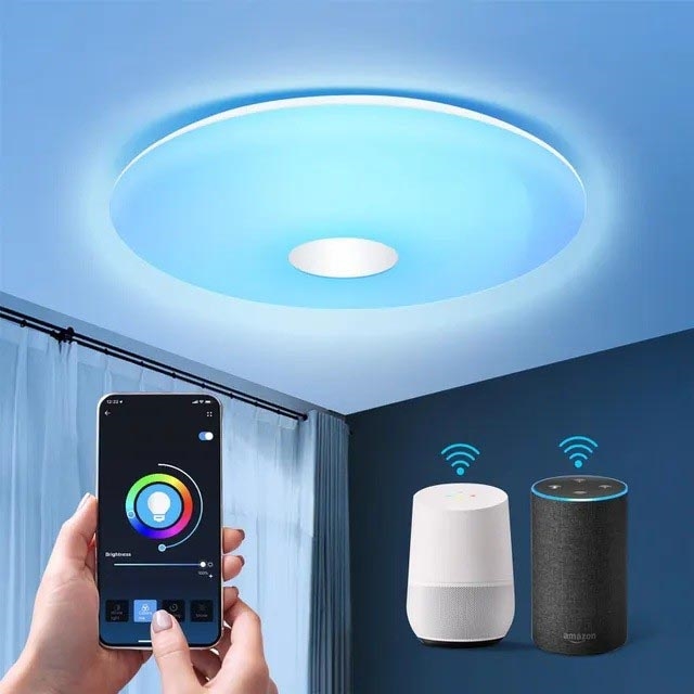 Aigostar - LED RGBW Zatemnitvena stropna svetilka 18W/230V pr. 34 cm Wi-Fi