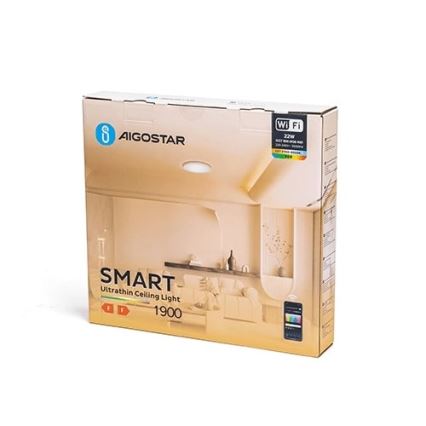 Aigostar - LED RGBW Zatemnitvena stropna svetilka LED/22W/230V 2700-6500K Wi-Fi