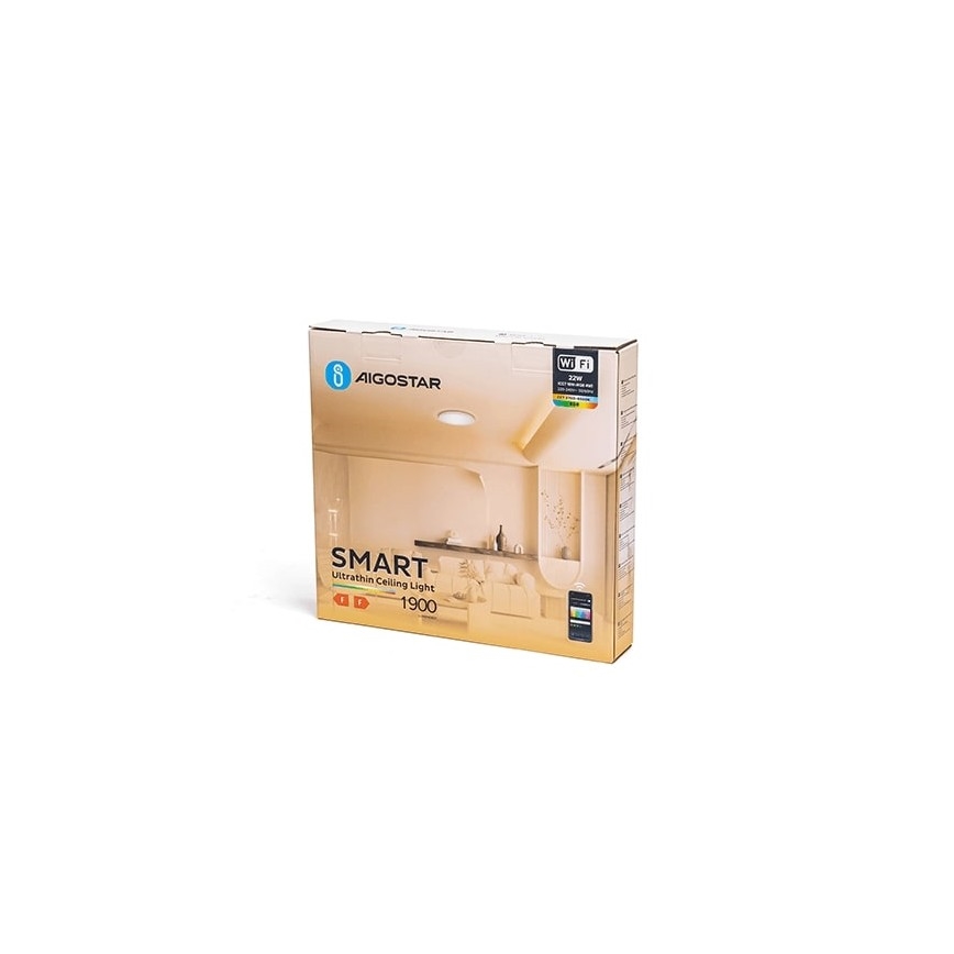 Aigostar - LED RGBW Zatemnitvena stropna svetilka LED/22W/230V 2700-6500K Wi-Fi