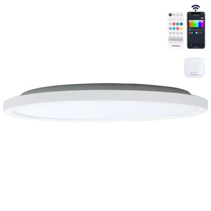 Aigostar - LED RGBW Zatemnitvena stropna svetilka MESH LED/24W/230V 3000-6500K bela + Daljinski upravljalnik