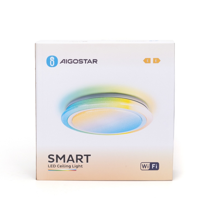 Aigostar - LED RGBW Zatemnitvena kopalniška svetilka LED/27W/230V 40 cm Wi-Fi IP44