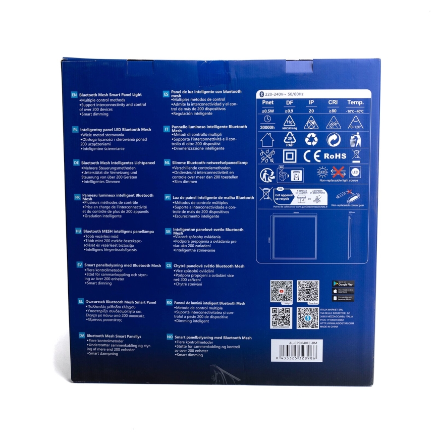 Aigostar - LED RGBW Zatemnitveni panel MESH LED/36W/230V 60x60 cm