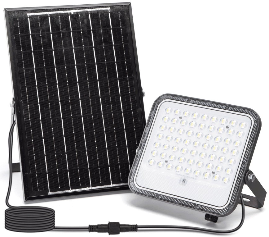Aigostar - LED RGBW Zatemnitveni solarni reflektor LED/100W/3,4V IP66 8000 mAh + Daljinski upravljalnik