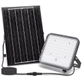 Aigostar - LED RGBW Zatemnitveni solarni reflektor LED/100W/3,4V IP66 + Daljinski upravljalnik