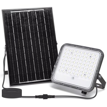 Aigostar - LED RGBW Zatemnitveni solarni reflektor LED/100W/3,4V IP66 + Daljinski upravljalnik