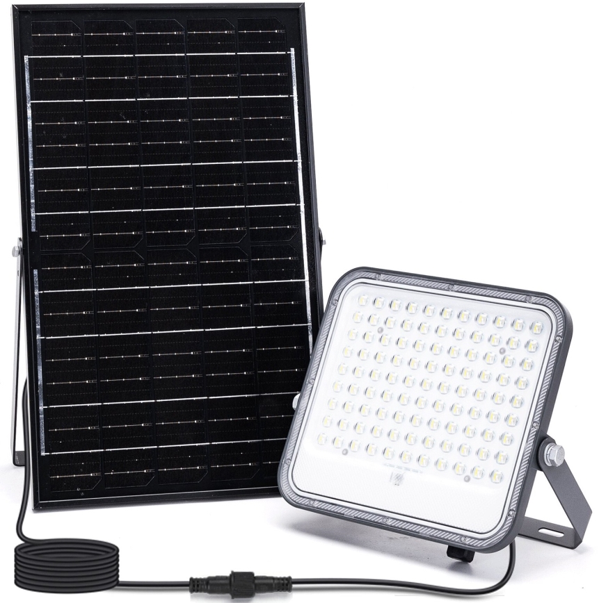 Aigostar - LED RGBW Zatemnitveni solarni reflektor LED/150W/3,4V IP66 12000 mAh + Daljinski upravljalnik