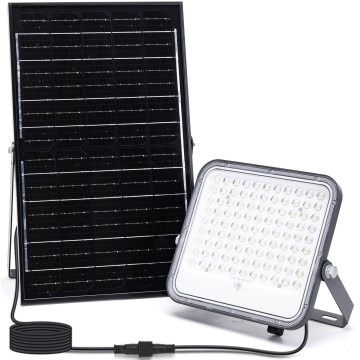 Aigostar - LED RGBW Zatemnitveni solarni reflektor LED/150W/3,4V IP66 + Daljinski upravljalnik