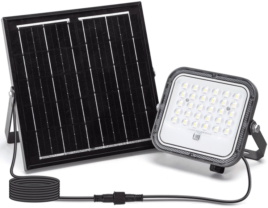 Aigostar - LED RGBW Zatemnitveni solarni reflektor LED/50W/3,4V IP66 4000 mAh + Daljinski upravljalnik