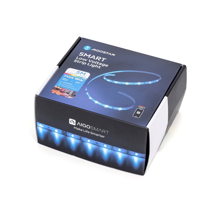 Aigostar - LED RGBW Zatemnitveni trak LED/18W/12V 2x5 m Wi-Fi