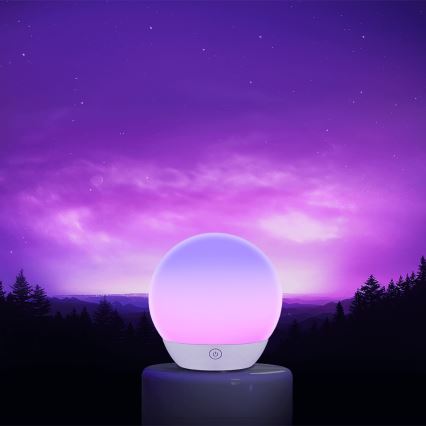 Aigostar - LED RGBW zatemnjevalna namizna svetilka LED/5,5W/5V Wi-Fi + daljinski upravljalnik