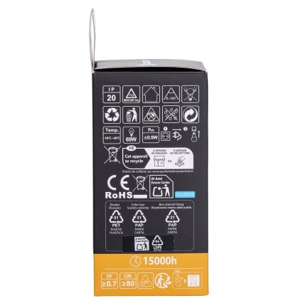 Aigostar - LED RGBW zatemnjiva žarnica A60 E27/10W/230V 3000K + daljinski upravljalnik