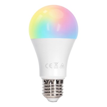 Aigostar - LED RGBW zatemnjiva žarnica A60 E27/8W/230V 3000K + daljinski upravljalnik
