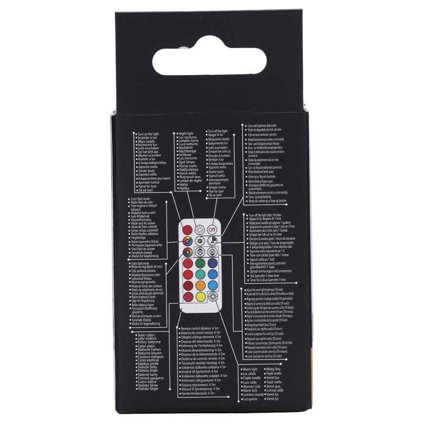 Aigostar - LED RGBW zatemnljiva žarnica GU10/6W/230V 3000K + daljinski upravljalnik