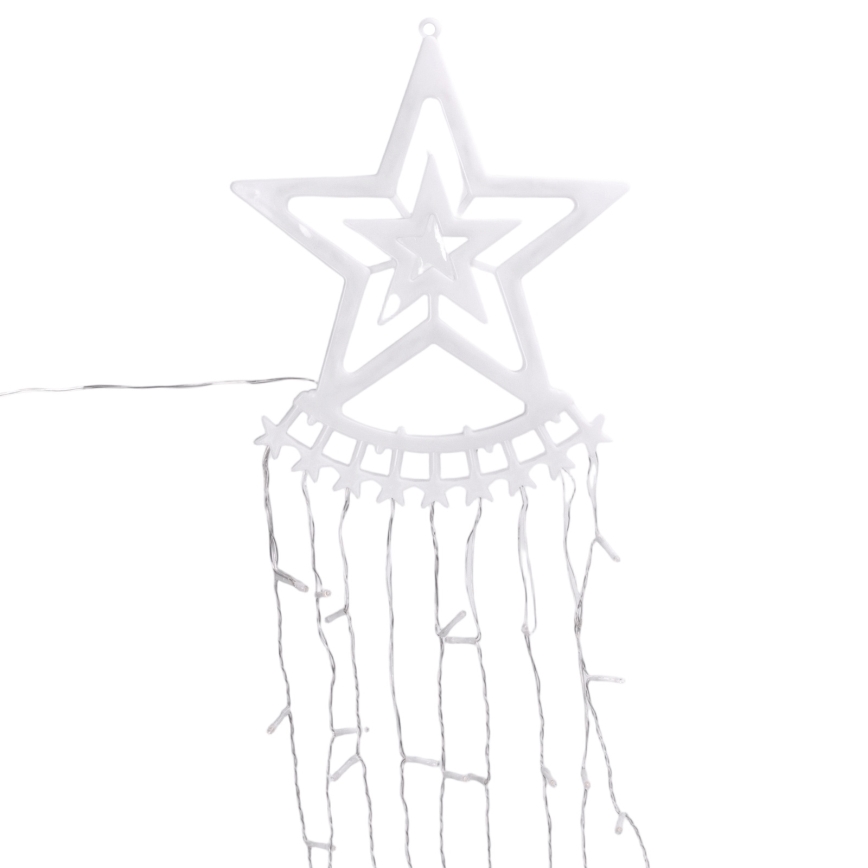 Aigostar - LED zunanja božična dekoracija 350 LED, 3,5 m, IP44, večbarvna