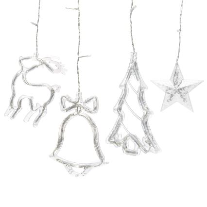 Aigostar - LED RGBY zunanji božični niz 120 LED/8 funkcij 3 x 0,6 m IP44 večbarven + daljinski upravljalnik