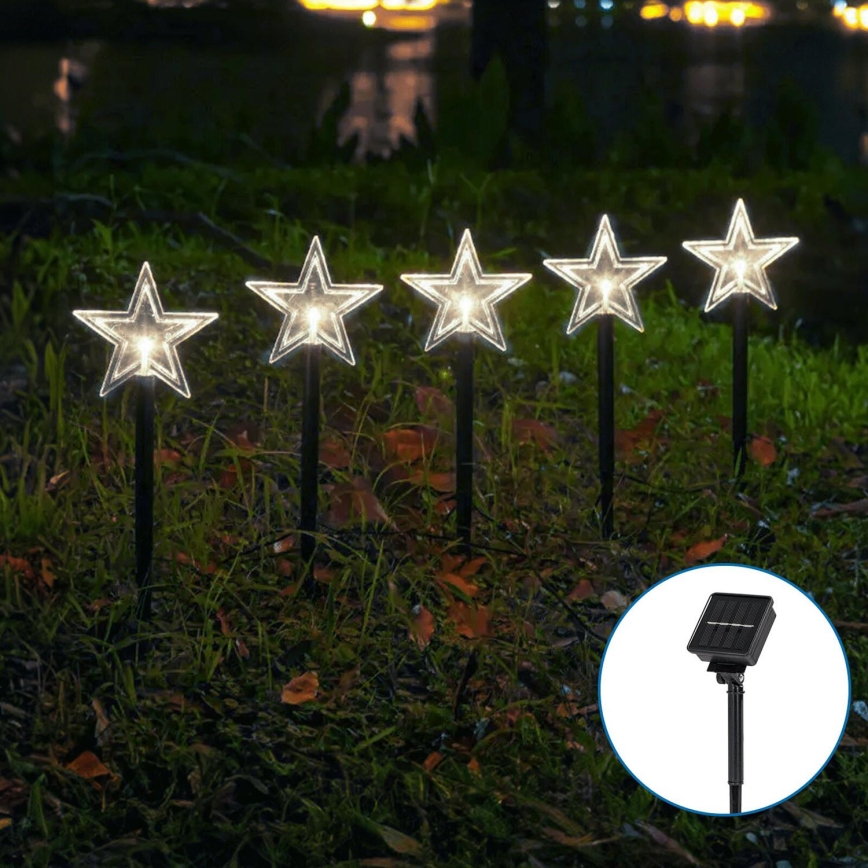 Aigostar - LED Solarna božična svetilka LED/0,054W/1,2V 1m IP65 800 mAh hladno bela