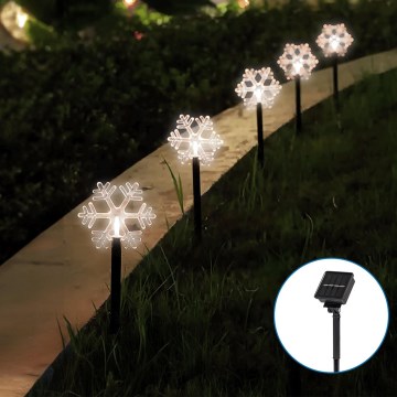 Aigostar - LED Solarna božična svetilka LED/0,054W/1,2V 1m IP65 hladno bela