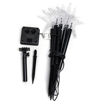 Aigostar - LED Solarna božična svetilka LED/0,054W/1,2V 1m IP65 800 mAh topla bela
