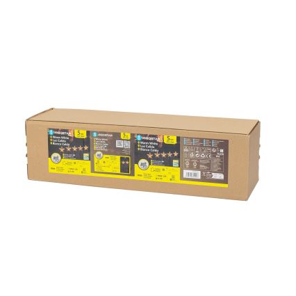 Aigostar - LED Solarna božična svetilka LED/0,054W/1,2V 1m IP65 800 mAh topla bela