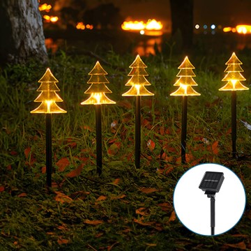 Aigostar - LED Solarna božična svetilka LED/0,054W/1,2V 1m IP65 topla bela