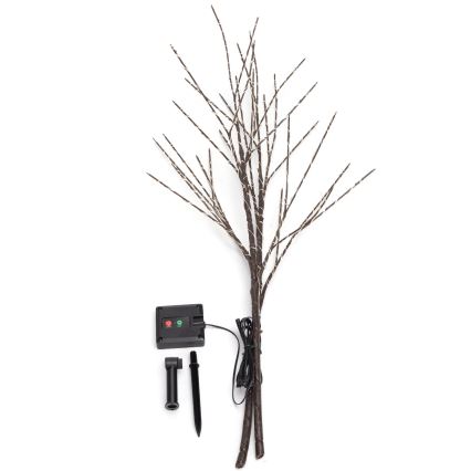 Aigostar - LED Solarna dekoracija 140xLED/3m IP65 topla bela trta
