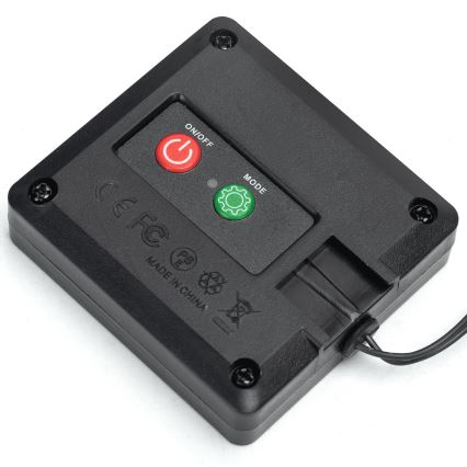 Aigostar - LED solarna dekoracija 148xLED/2x1,2m IP65 300 mAh topla bela evkaliptus