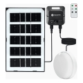 Aigostar - LED solarna stropna svetilka s senzorjem LED/35W/3,7V 3000 mAh IP65 + daljinski upravljalnik