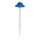 Aigostar - LED Solarna svetilka LED/0,006W/1,2V 100 mAh 2700K IP44 modra