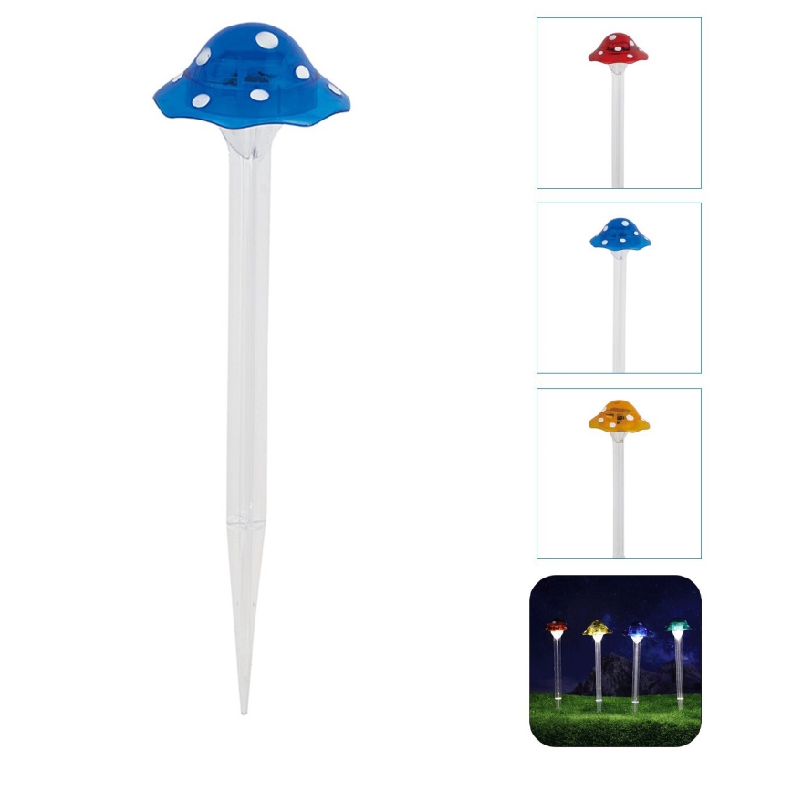 Aigostar - LED Solarna svetilka LED/0,006W/1,2V 100 mAh 2700K IP44 modra