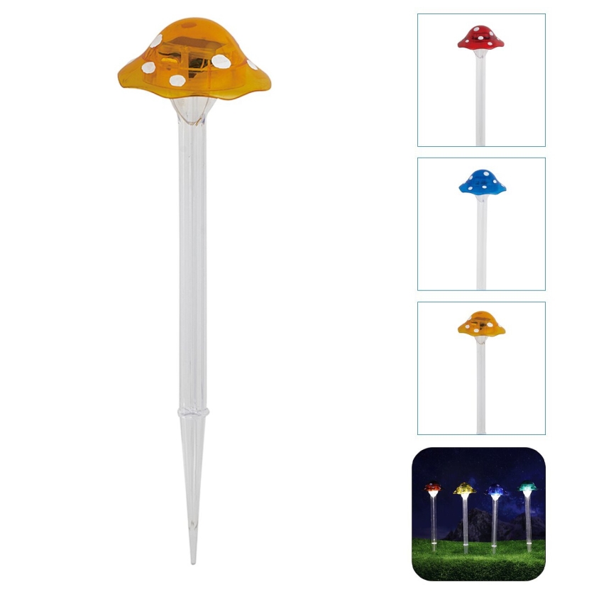 Aigostar - LED Solarna svetilka LED/0,006W/1,2V 100 mAh 2700K IP44 rumena