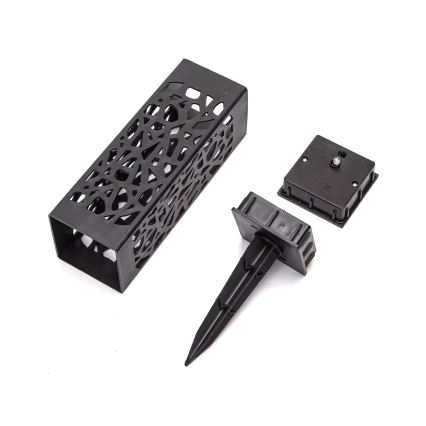 Aigostar - LED Solarna svetilka LED/0,006W/1,2V 28,5cm črna 100 mAh 6500K  IP44