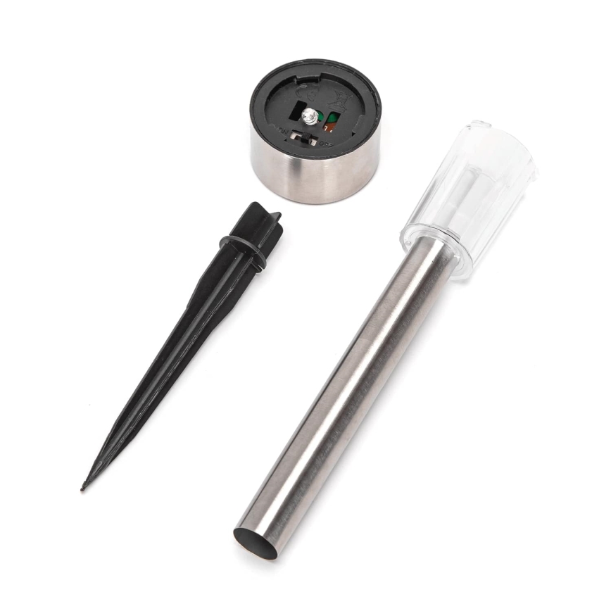 Aigostar - LED Solarna svetilka LED/0,006W/1,2V 29,5 cm 40 mAh mat krom 6500K IP44