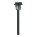 Aigostar - LED Solarna svetilka LED/0,006W/1,2V 32 cm 40 mAh črna 6500K IP44