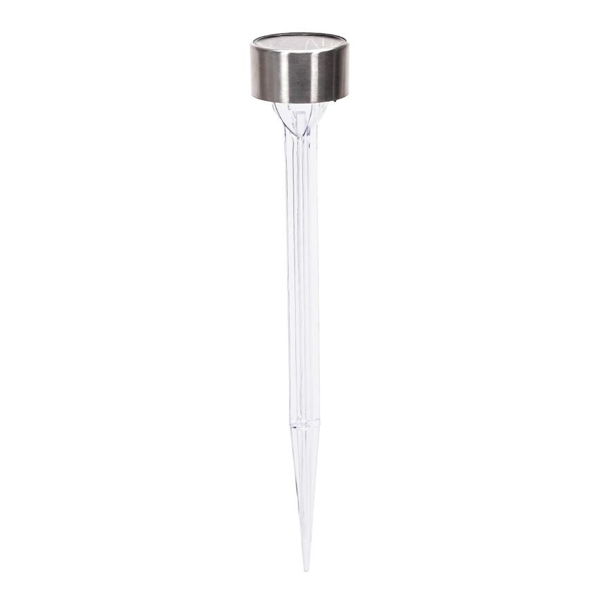 Aigostar - LED Solarna svetilka LED/0,006W/1,2V 32cm mat krom 200 mAh 2700K IP44