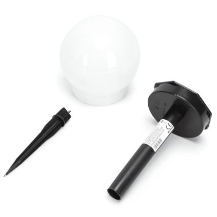 Aigostar - LED Solarna svetilka LED/0,006W/1,2V 33cm 40 mAh črna 6500K IP44