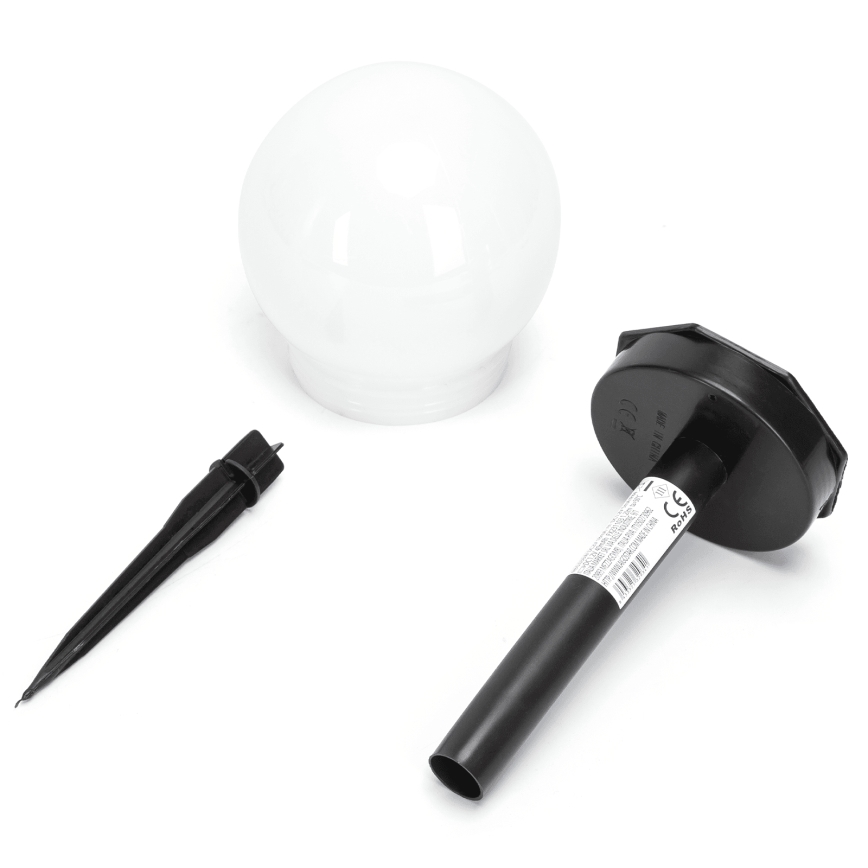 Aigostar - LED Solarna svetilka LED/0,006W/1,2V 33cm 40 mAh črna 6500K IP44