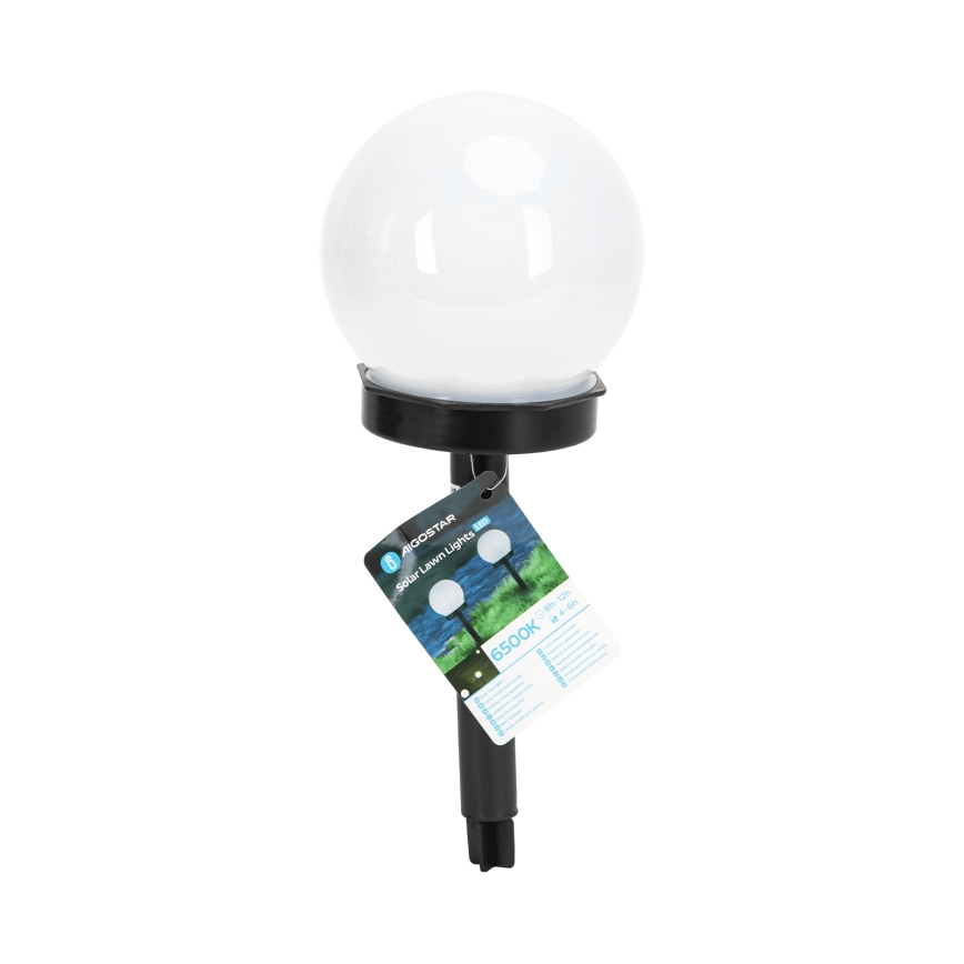 Aigostar - LED Solarna svetilka LED/0,006W/1,2V 33cm 40 mAh črna 6500K IP44