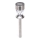 Aigostar - LED Solarna svetilka LED/0,006W/1,2V 35,5cm mat krom 100 mAh 3000K IP44