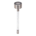 Aigostar - LED Solarna svetilka LED/0,006W/1,2V 36,7cm mat krom 6500K IP44