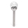 Aigostar - LED Solarna svetilka LED/0,006W/1,2V 37,8cm mat krom 2700K IP44