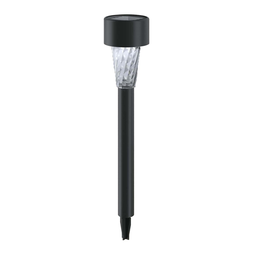 Aigostar - LED Solarna svetilka LED/0,006W/1,2V 40 mAh 29,5 cm črna 6500K IP44