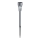 Aigostar - LED Solarna svetilka LED/0,006W/1,2V 40 mAh 29,7 cm mat krom 6500K IP44