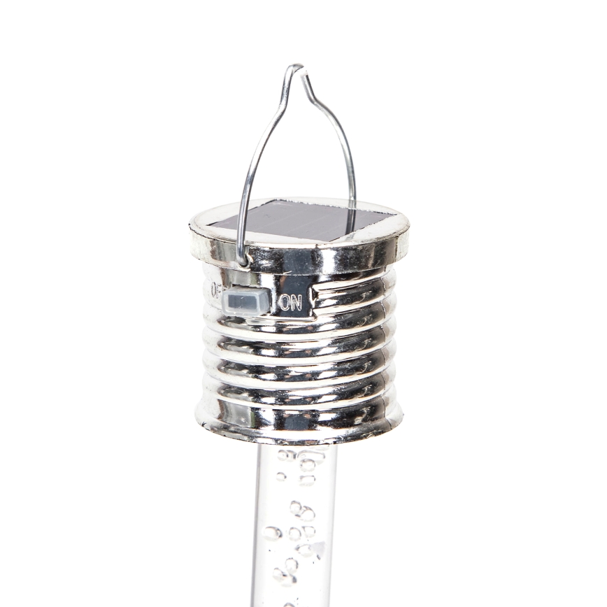 Aigostar - LED Solarna svetilka LED/0,006W/1,2V krom 2700K IP44 40 mAh