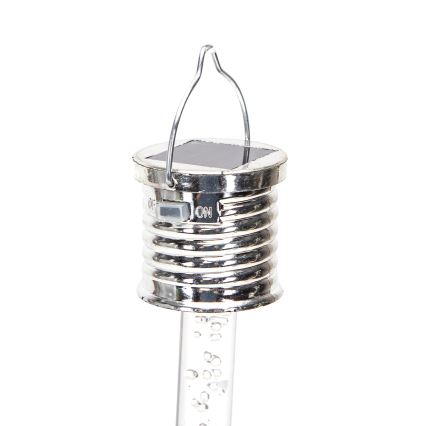 Aigostar - LED Solarna svetilka LED/0,006W/1,2V krom 40 mAh 6500K IP44