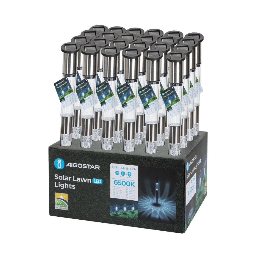 Aigostar - LED Solarna svetilka LED/0,012W/1,2V 100 mAh 6500K IP44