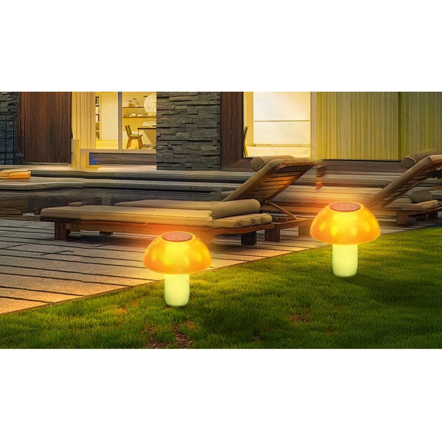 Aigostar - LED Solarna svetilka LED/0,024W/1,2V 200 mAh 2700K IP44