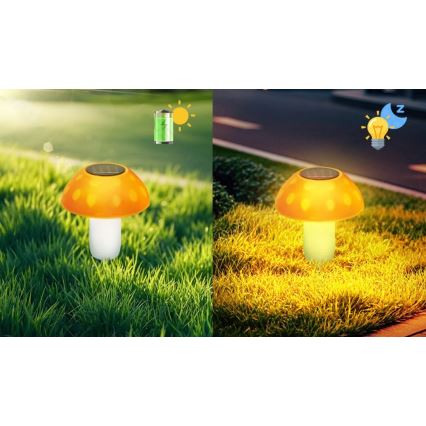 Aigostar - LED Solarna svetilka LED/0,024W/1,2V 200 mAh 2700K IP44