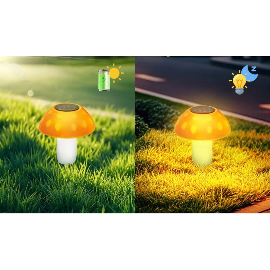 Aigostar - LED Solarna svetilka LED/0,024W/1,2V 200 mAh 2700K IP44
