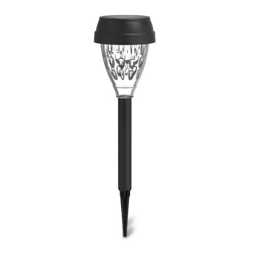 Aigostar - LED Solarna svetilka LED/0,06W/2V 33,5 cm 6500K IP44 100 mAh črna